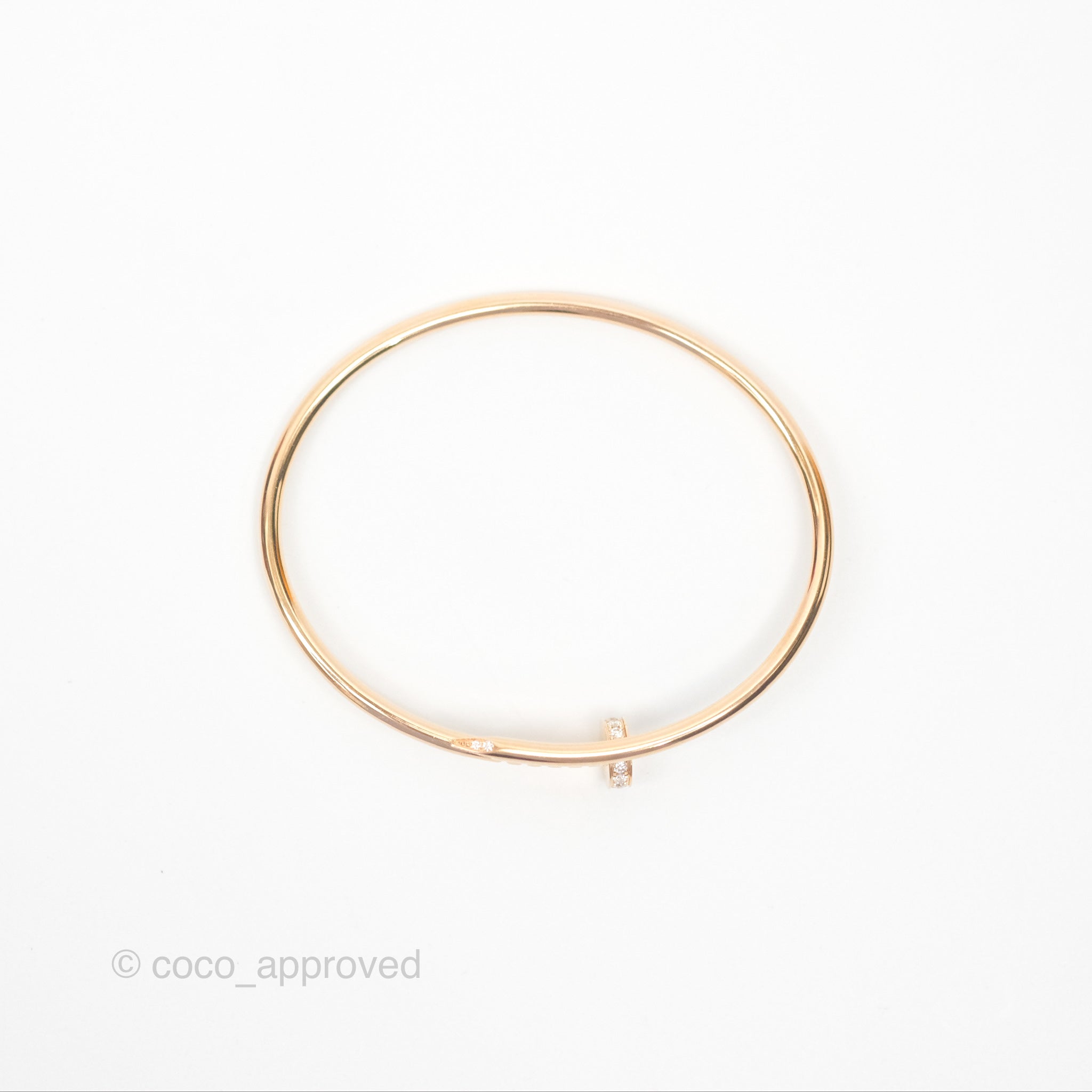 Cartier Juste Un Clou Bracelet in 18K Rose Gold with Diamonds - Luxury Jewelry for Women, Perfect for Weddings, Anniversaries & Special Occasions