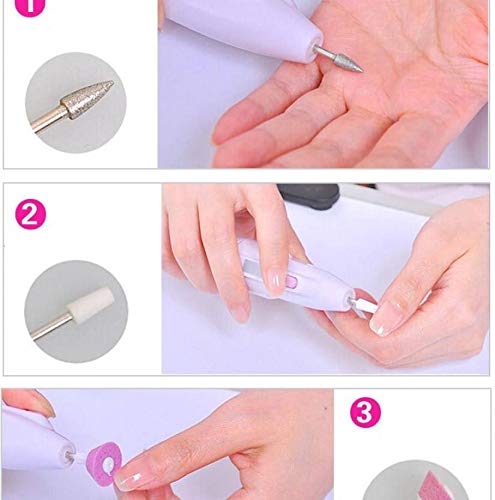 MOSHTU 7-in-1 Electric Nail Drill Kit - Professional Manicure & Pedicure Tool Set with Nail File, Grinder & Polisher for Salon & Home Nail Care