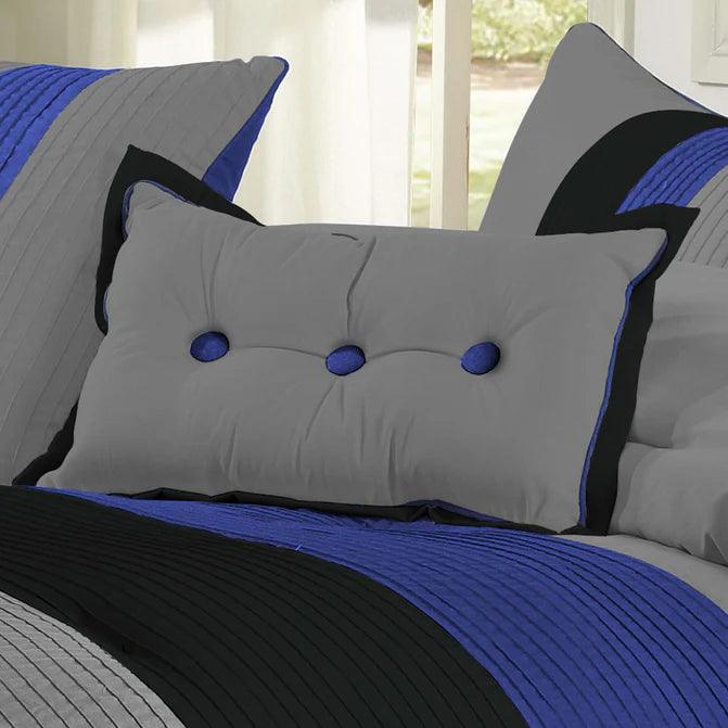 Florence 8-Piece Comforter Set with Shams, Bed Skirt & Pillow Cases - Queen Size Luxury Bedding for Master Bedroom & Guest Room