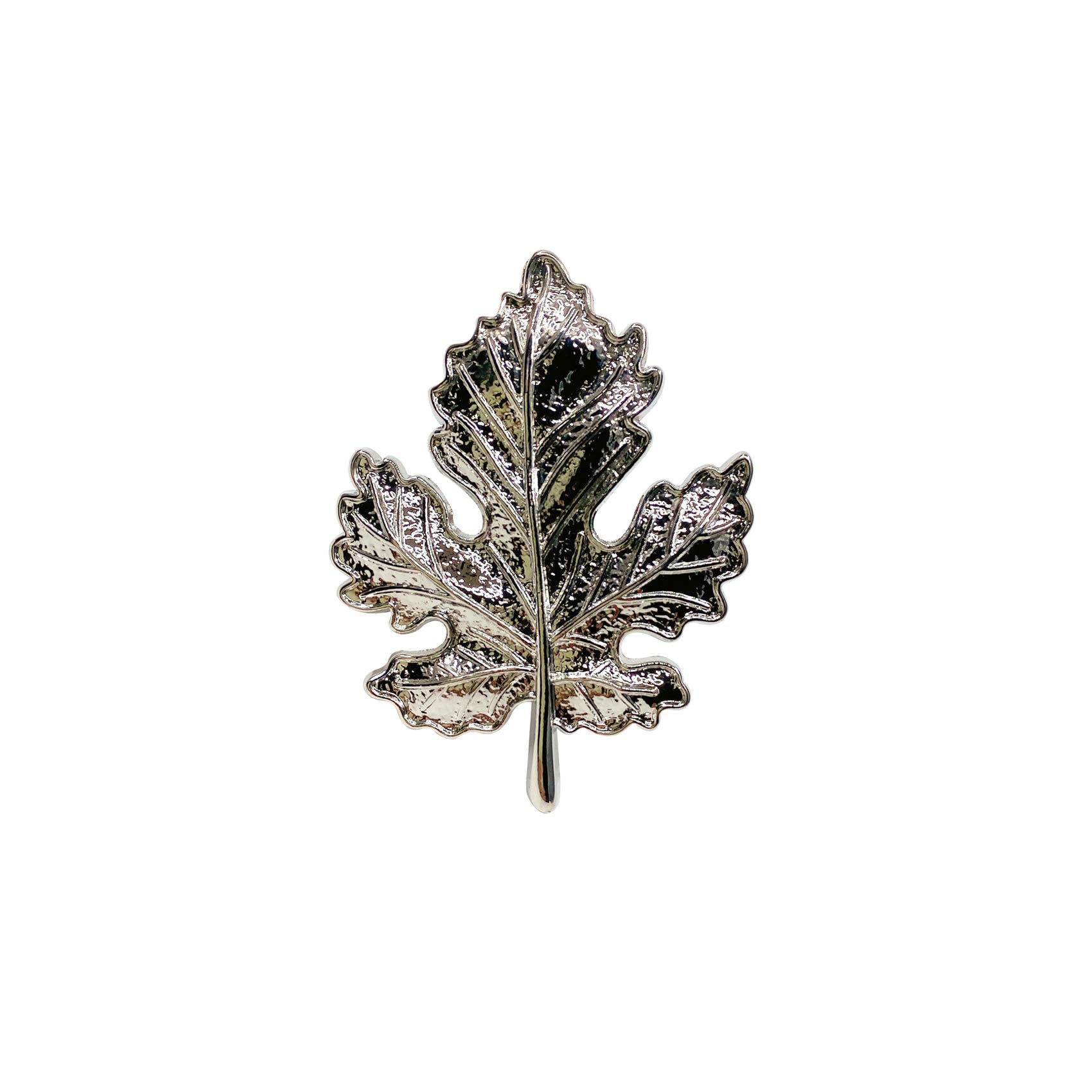 Maple Leaf Drawer Knobs - Silver Set of 4 - Farmhouse Cabinet Pulls for Home Decor & Housewarming Gifts