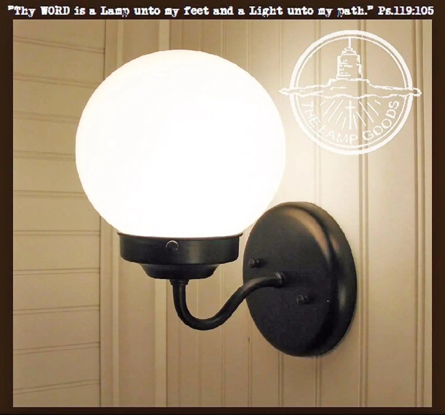 Modern Milk Glass Wall Sconce Light Fixture - Vintage Style Plug-in or Hardwired Wall Light for Bedroom, Living Room, Hallway & Entryway