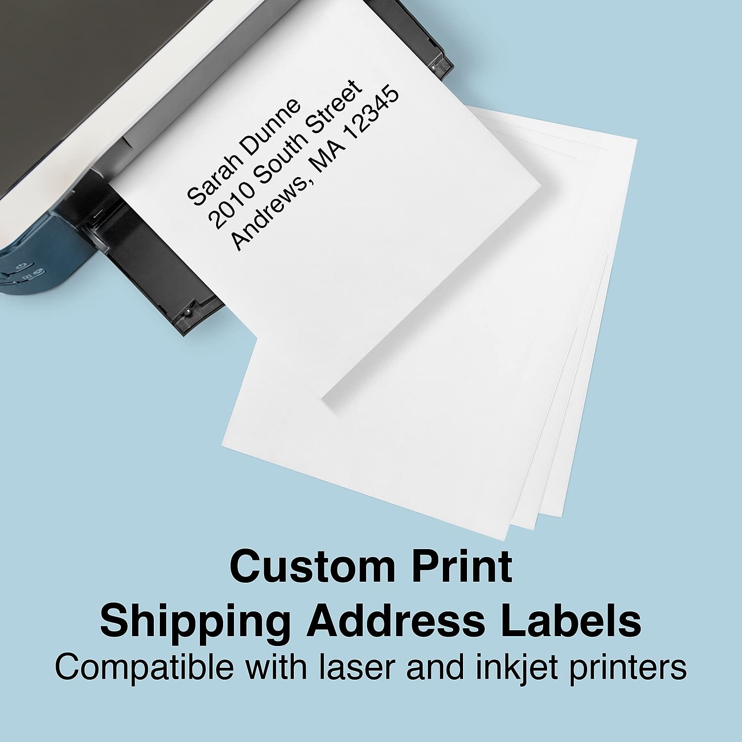 MyOfficeInnovations 518346 Laser/Inkjet Shipping Labels, 8.5