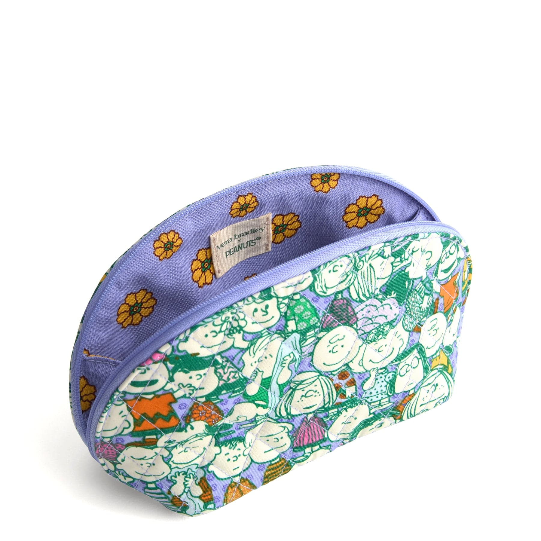 Peanuts Mini Dome Cosmetic Bag - Cute Snoopy Makeup Pouch for Travel & Storage | Perfect for Cosmetics, Jewelry, and Small Accessories | Great Gift Idea for Peanuts Fans
