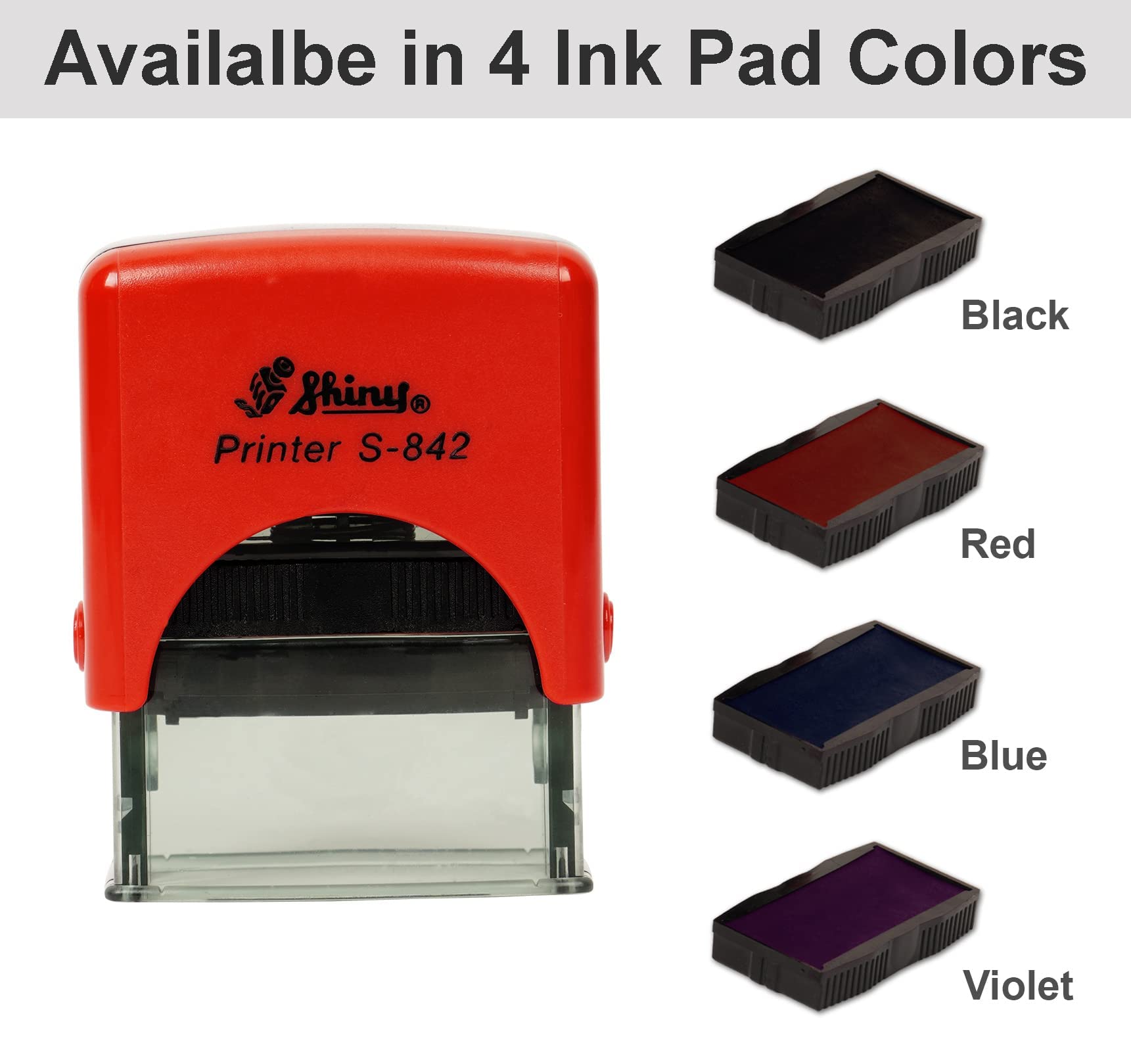 Custom Self-Inking Rubber Stamp - Printtoo Scanned Office Stationery for Business, Crafting & DIY Projects - High-Quality Shiny Stamps for Documents, Envelopes & Scrapbooking