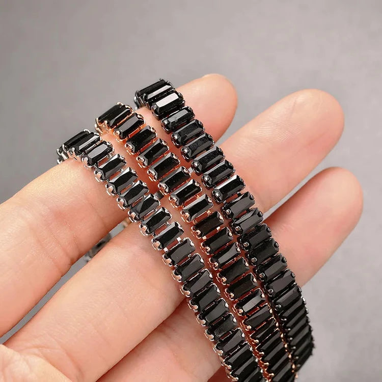 Premium Crystal Tennis Bracelet - Elegant & Sparkling Jewelry for Women | Perfect for Weddings, Parties & Special Occasions