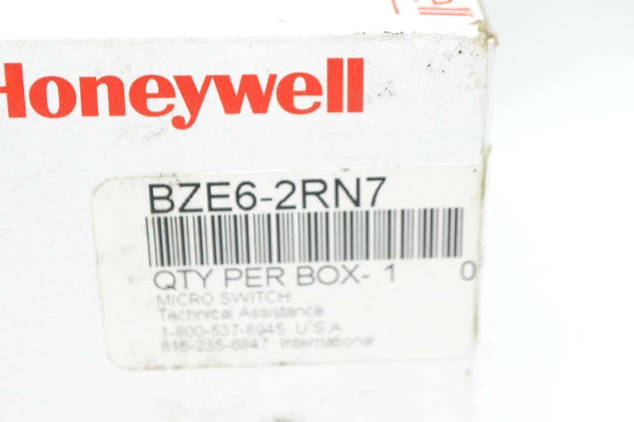HONEYWELL BZE6-2RN7 Micro Limit Switch 600V AC 1/4HP 15A D412569 - Perfect for Industrial Control, HVAC Systems, and Electrical Equipment