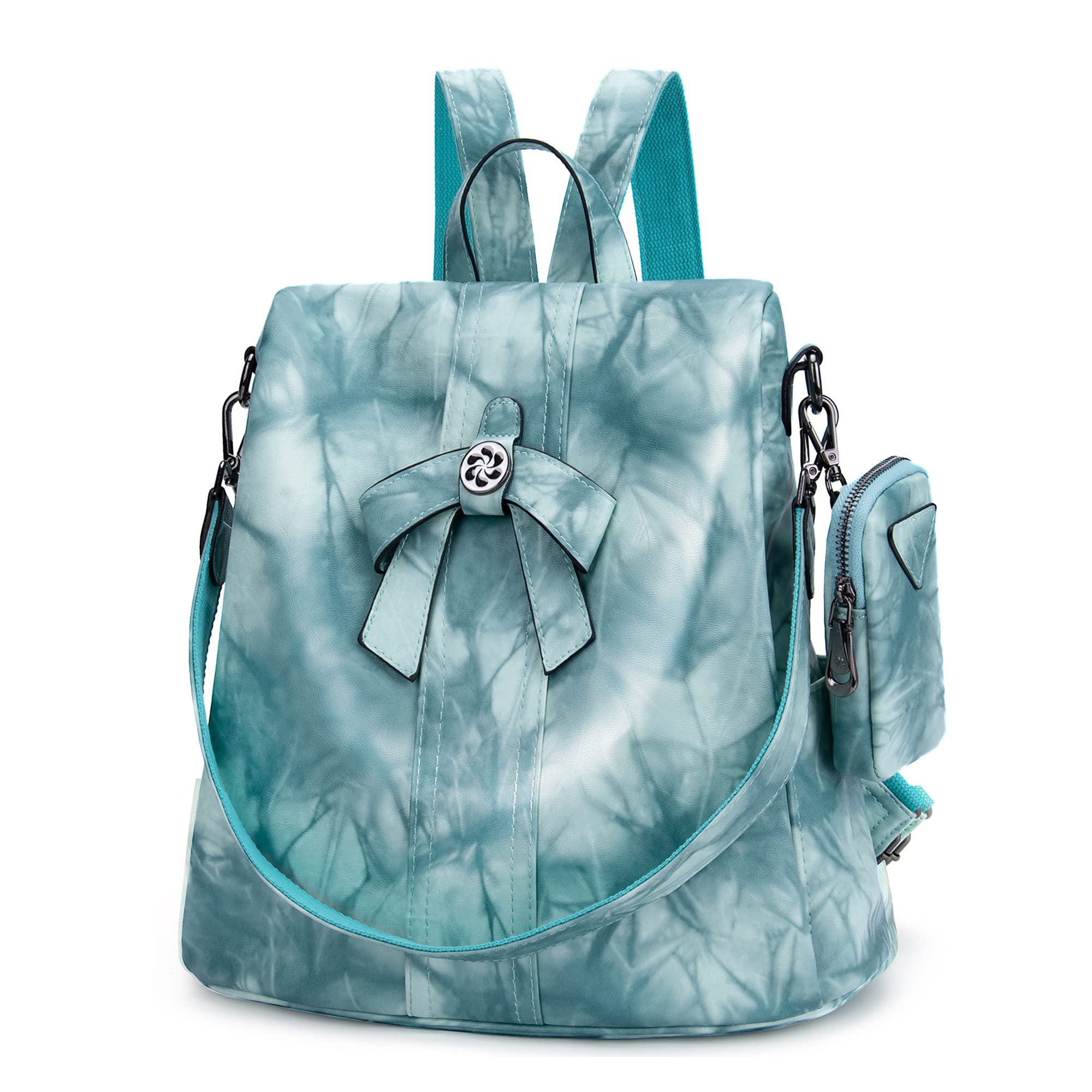 ZOCAI Women's Fashion Backpack Purse - PU Leather Anti-Theft Shoulder Bag & Satchel Daypack for Work, Travel & Daily Use