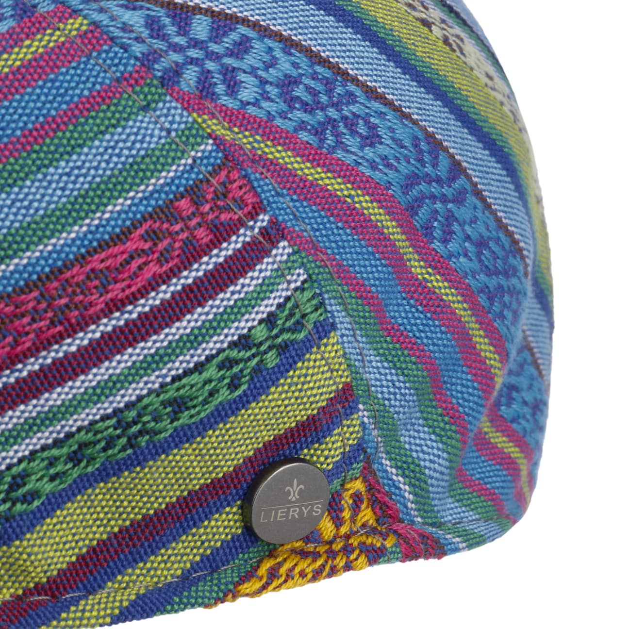 Lierys Fresh Stripes Flat Cap - Stylish Men's Cotton Baseball Hat for Casual Wear, Outdoor Activities & Fashion Accessories