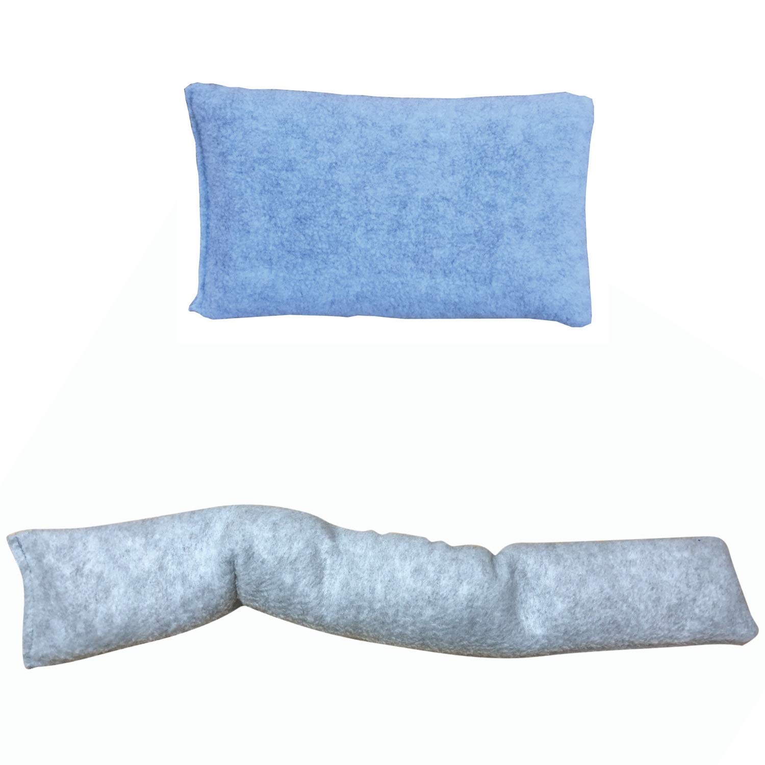 Ergonomic Keyboard and Wrist Rest Bean Bag for Computer Mouse - Pain Relief for Tendonitis, Carpal Tunnel & Forearm Discomfort | Grey Combo Set | Perfect for Office Work, Gaming & Long Computer Sessions