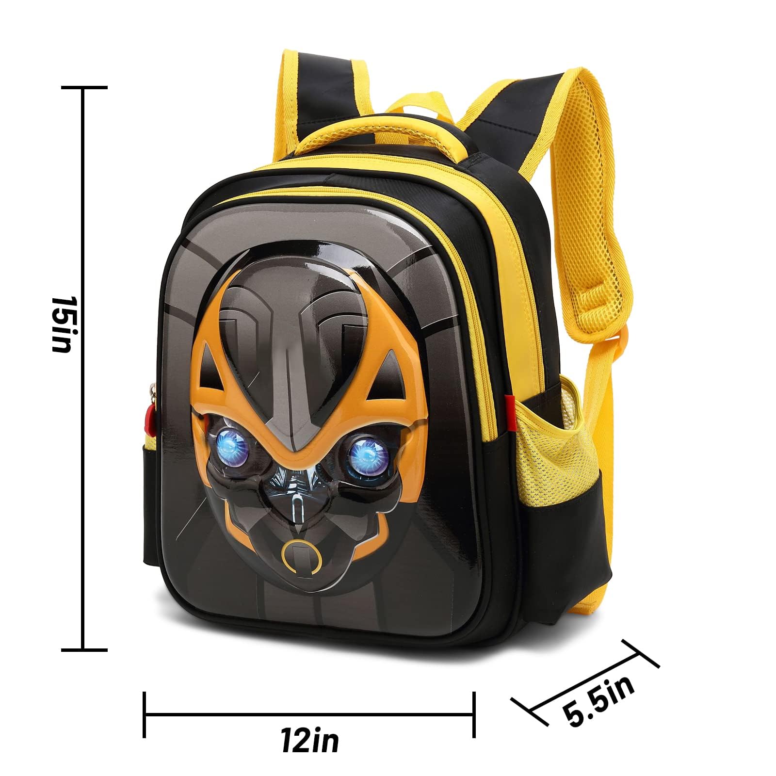 3D Cartoon Boys School Backpack - Lightweight Elementary Backpack for Daily Use, Travel & Outdoor Activities | Durable Kids Bookbag for School, Camping & Weekend Trips
