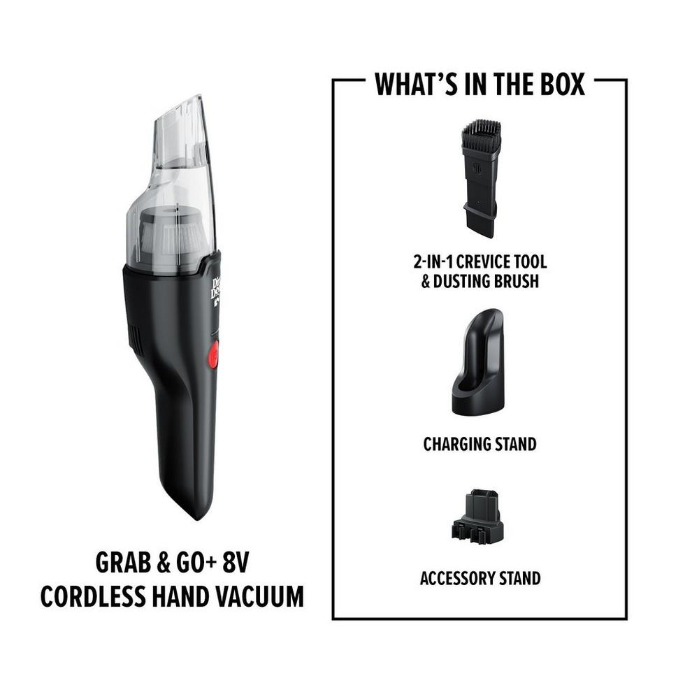 Multi-Surface Extended Reach Cordless Hand Vacuum Cleaner - Upright & Grab & Go Bundle for Car, Home, and Pet Hair Cleaning