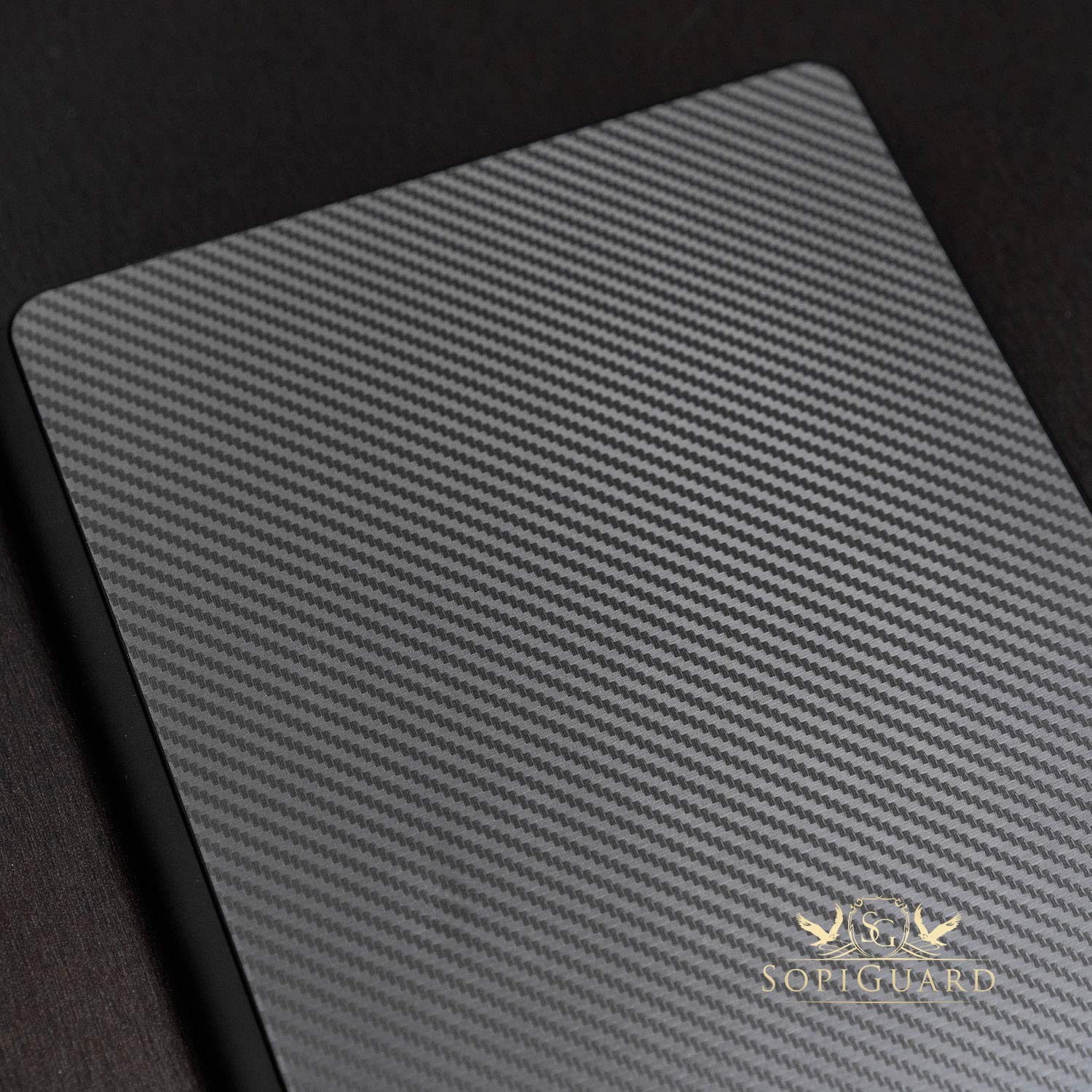 SopiGuard Protective Skin for iPad Pro Magic Keyboard 12.9 (A2229) - Honeycomb Black Vinyl Sticker Cover with Edge-to-Edge Protection for Top, Keyboard & Back Panel | Perfect for Work, Travel & Everyday Use