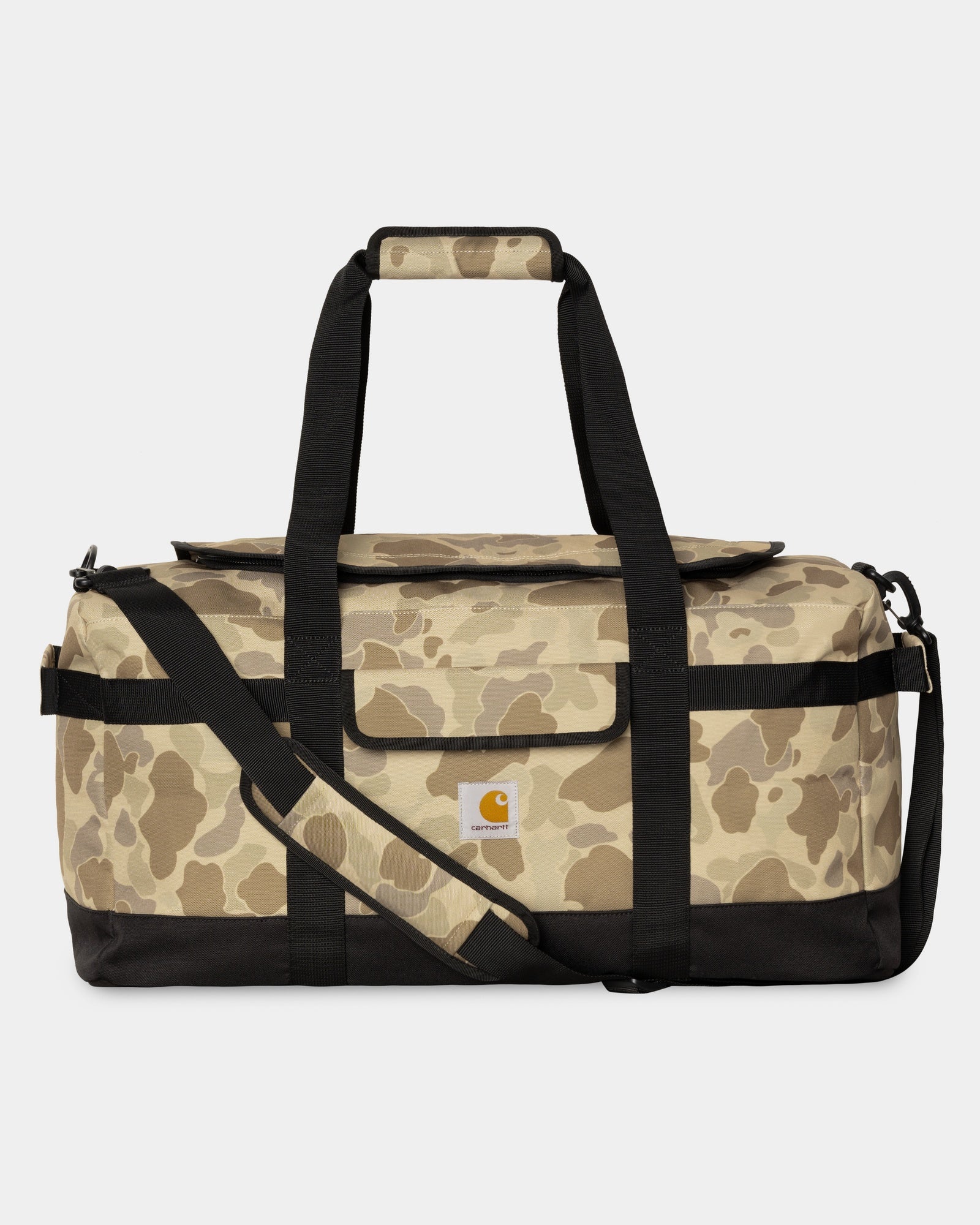 Jack Duffle Bag - Waterproof Travel Duffel with Desert Duck Camo Pattern | Perfect for Gym, Camping & Weekend Getaways