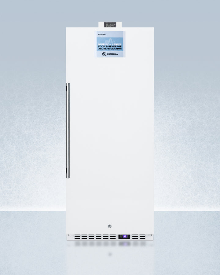 Accucold 24-Inch Wide Nutrition Center All Refrigerator with Front Lock - FFAR12WNZ | Commercial Grade Medical Fridge for Labs, Pharmacies & Hospitals | Secure Storage for Vaccines, Medications & Specimens
