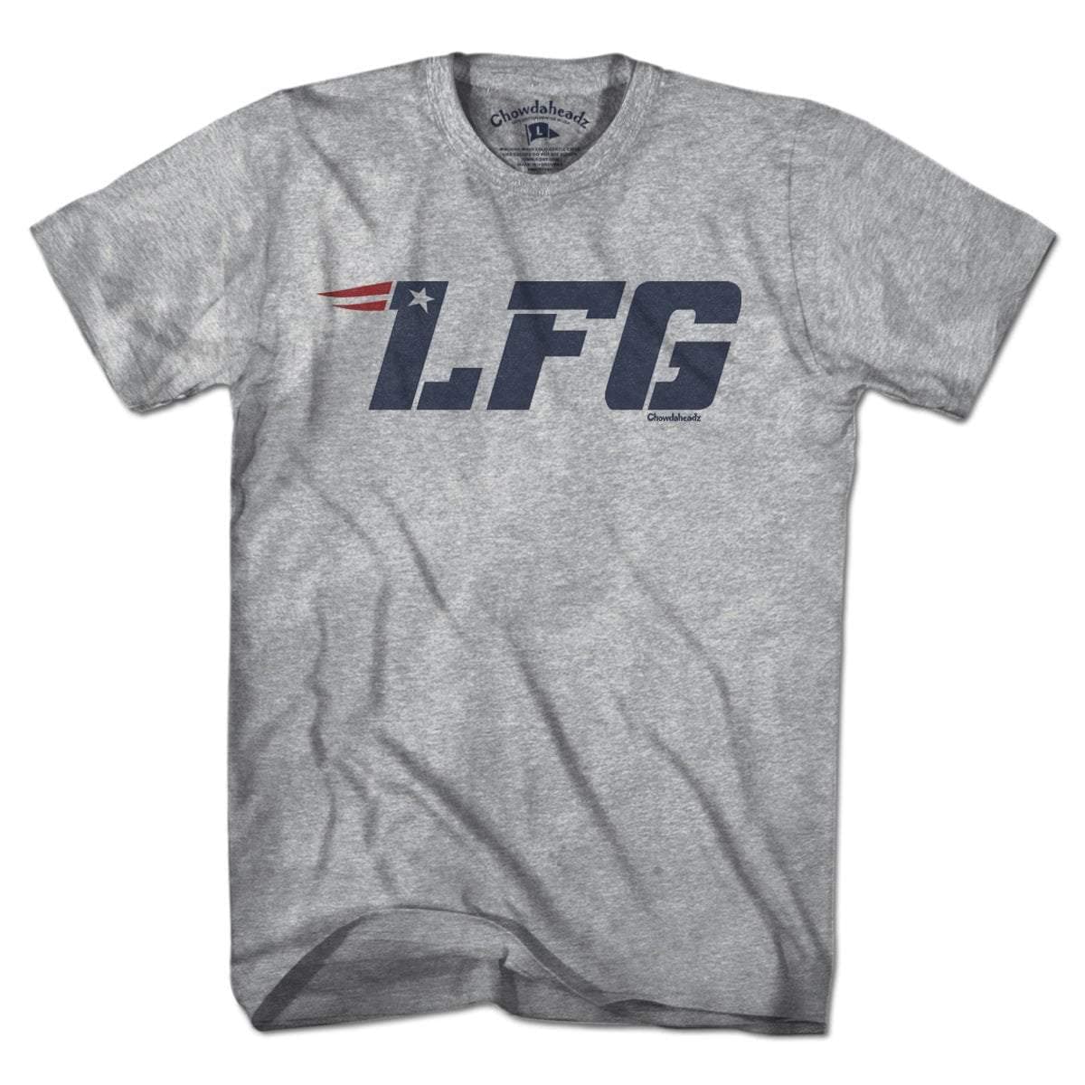 LFG New England Vintage T-Shirt - Soft Unisex Cotton Blend Tee for Patriots Fans & Football Game Days