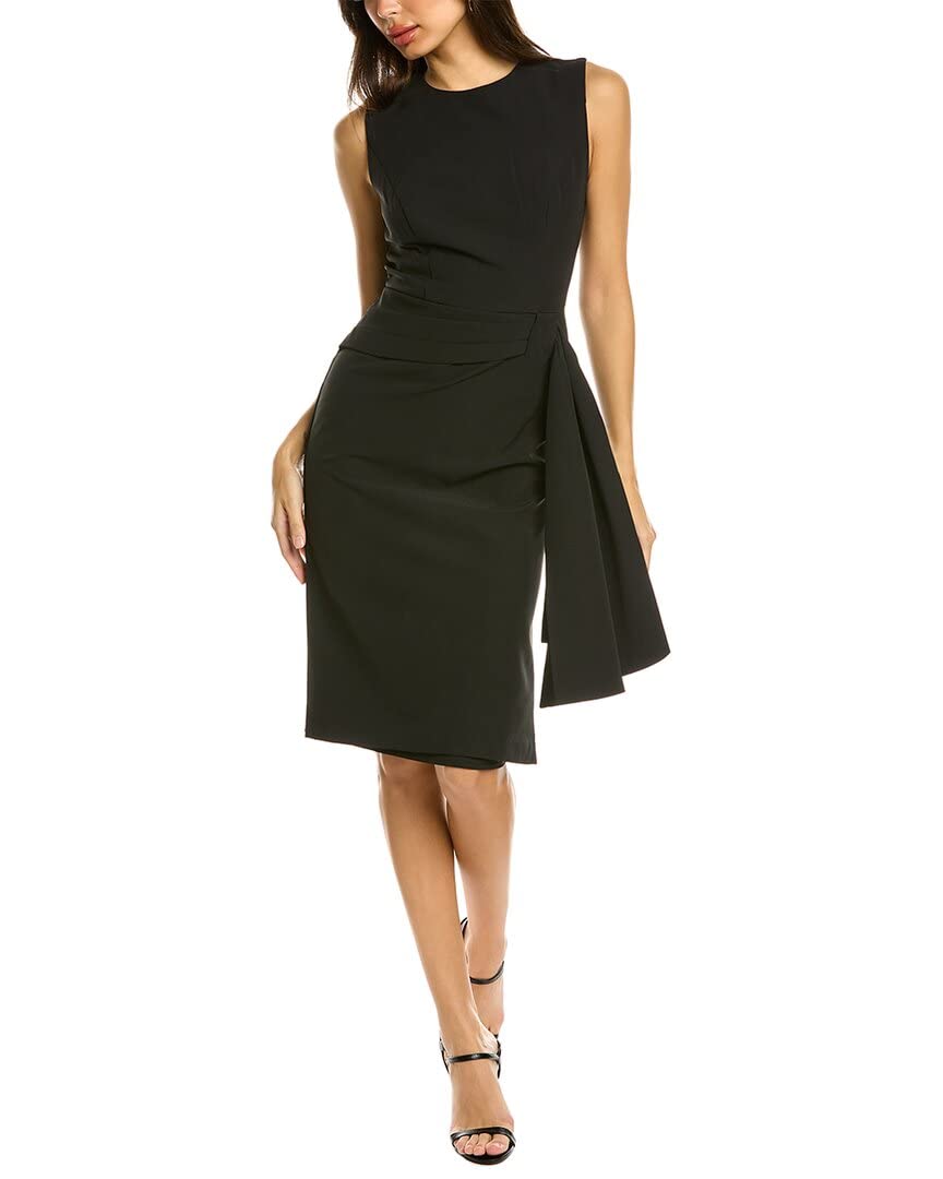 New York Women's Pleated Sleeveless Cocktail Party Dress - Elegant Evening Gown for Weddings, Prom & Special Occasions