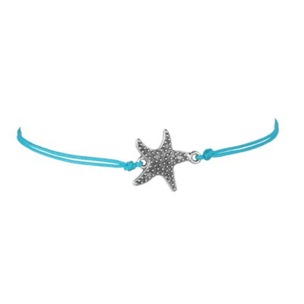 Boho Anklet Set for Women - Blue Sea Star Shell Beaded Ankle Chain Jewelry, Foot Hanging Accessories | Perfect for Beach Vacations, Summer Outfits & Boho Fashion