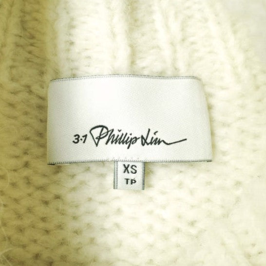 3.1 Phillip Lim Alpaca Wool Oversized Knit Sweater for Women - XS Size | Soft & Cozy Winter Pullover | Perfect for Casual Outings & Holiday Gatherings
