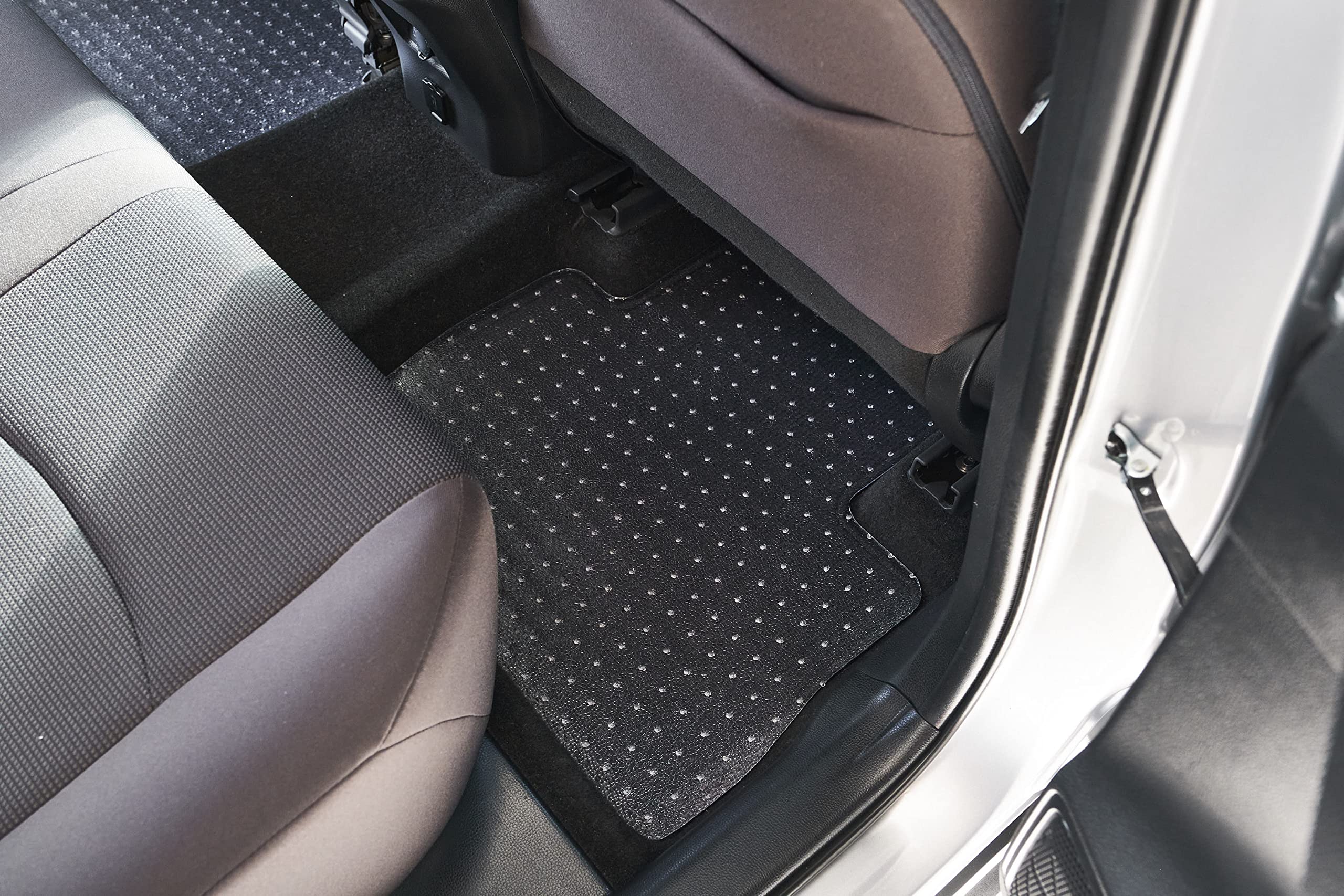 Premium Clear Floor Mats for Toyota Sequoia (2012-2022) - 1st & 2nd Row Protection - USA Made Heavy Duty Car Mats - Perfect for All-Weather Protection, Spills & Mud - Fits 8-Passenger Models