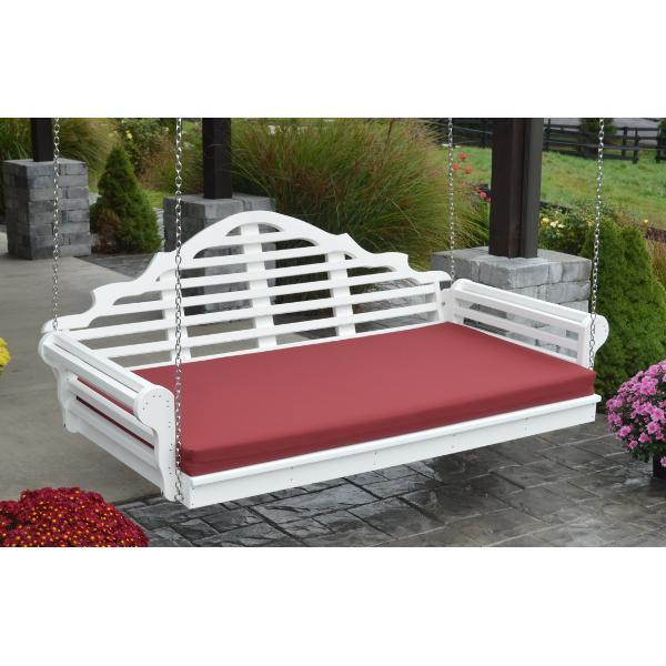 Poly Marlboro Swingbed - Durable Outdoor Patio Swing Bed for Relaxation, Lounging & Backyard Decor | Perfect for Garden, Porch, Poolside & Sunroom