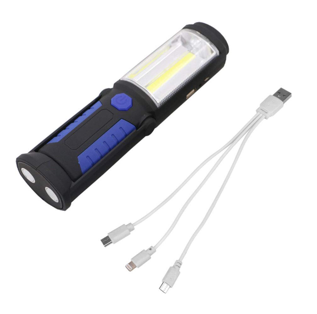 Rechargeable LED Camping Lantern with 2 Light Modes - Waterproof Tent Light for Outdoor Adventures, Emergency Kits, Hiking Gear, Home Use, Car Repair & Warning Beacon - Perfect for Camping, Power Outages and Outdoor Activities