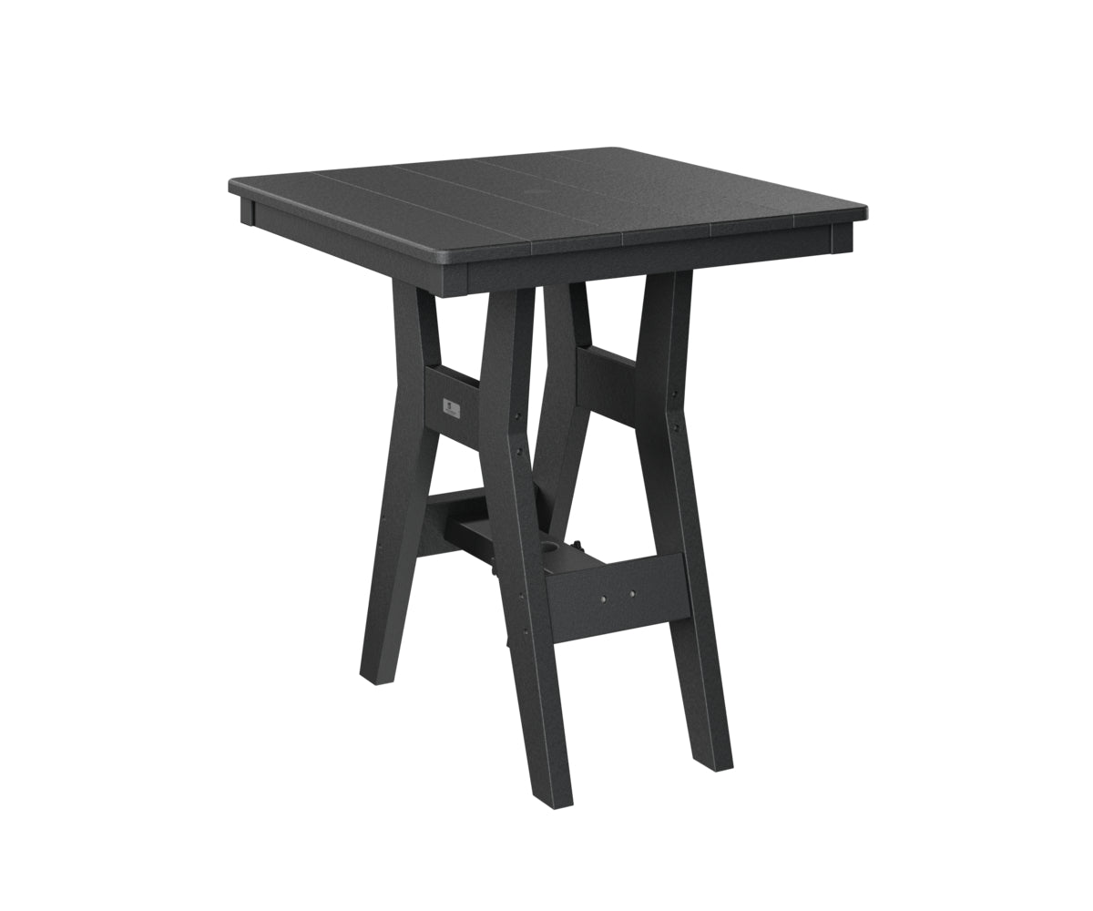 Berlin Gardens Harbor 28 Inch Square Bar Height Table - Outdoor Patio Dining & Entertaining for Backyard, Deck or Poolside