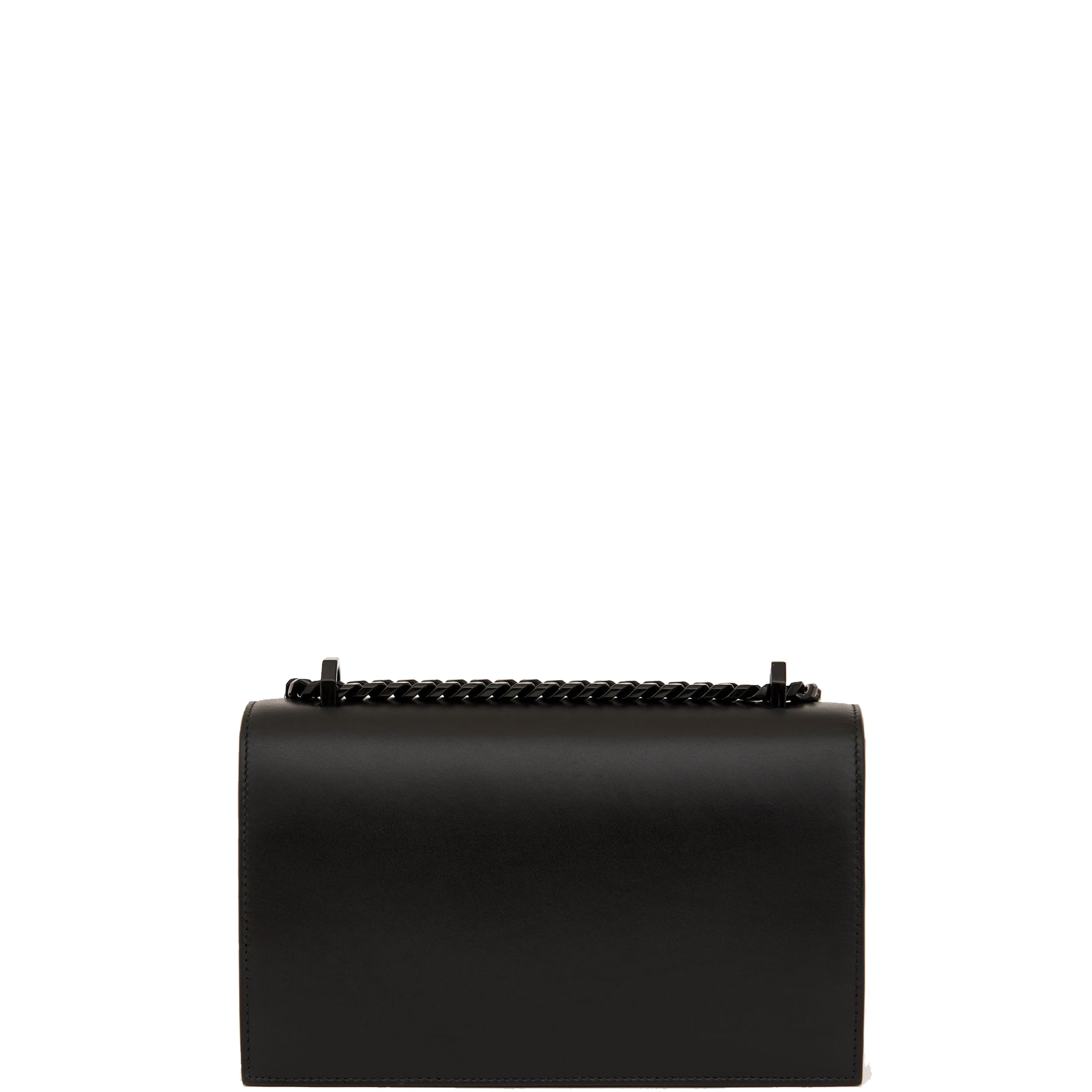 Sparkling Rhinestone Knuckle Clutch Purse - Elegant Smooth Black Leather Handbag for Women | Perfect for Evening Parties, Weddings & Special Occasions