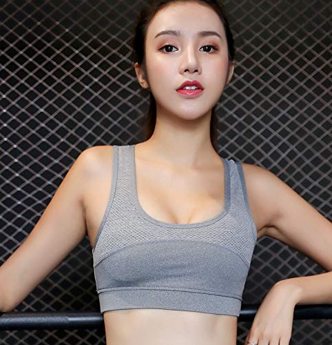 Women's Racerback Padded Yoga Sports Bra - Push Up Fitness Tank Top for Yoga, Gym & Running | Breathable Workout Top for Women