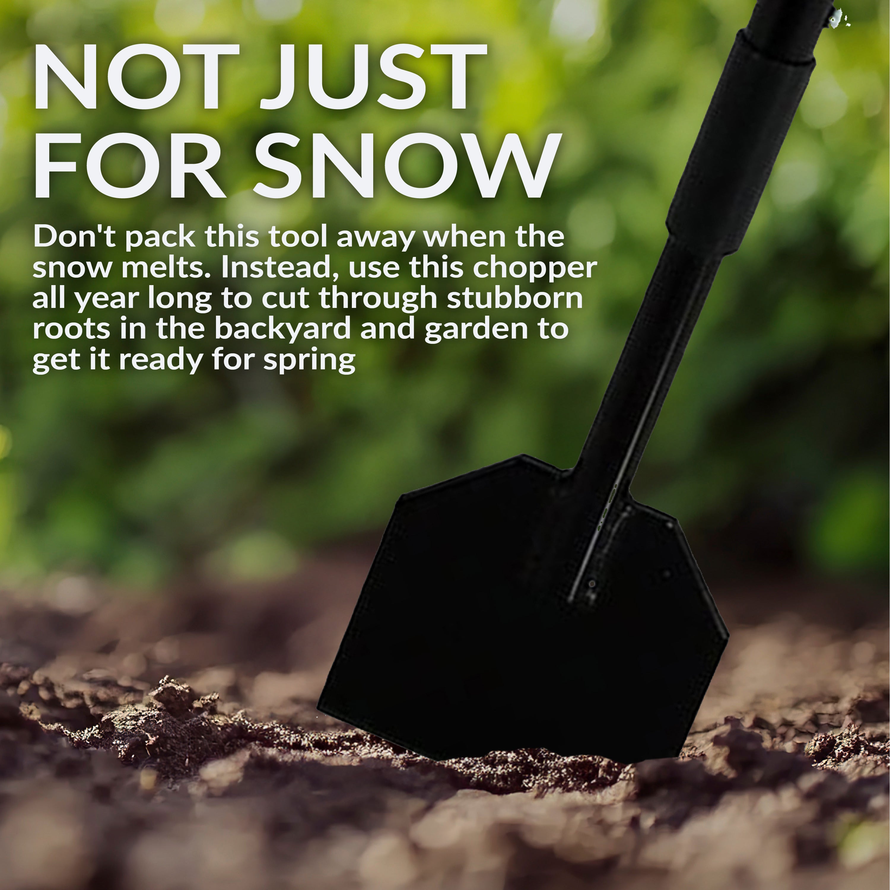 Heavy-Duty Steel Driveway Ice Scraper with Shock-Absorbing Handle & Extra Thick Blade - Perfect for Winter Snow Removal on Cars, Trucks, and Walkways