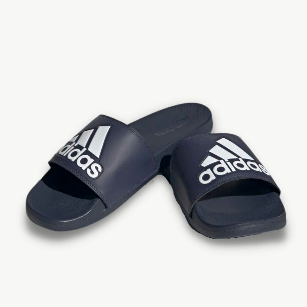 Adidas Adilette Comfort Men's Slides - Lightweight & Cushioned Shower Sandals for Pool, Beach, Gym & Lounge | Premium Athletic Slide Sandals for Men