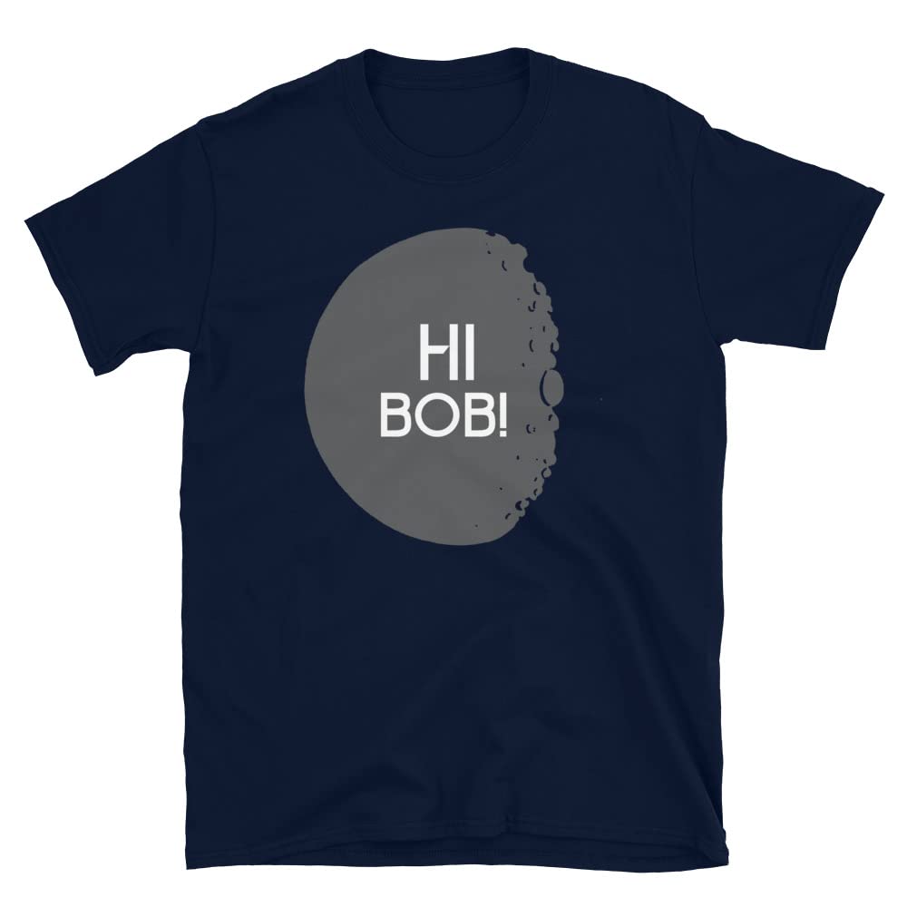 Geek Dad Moon Base T-Shirt - Hi Bob Sci-Fi Tee for Nerds & Mankind | Funny Father's Day Gift for Sci-Fi Fans | Perfect for Cosplay, Comic Con & TV Show Marathons