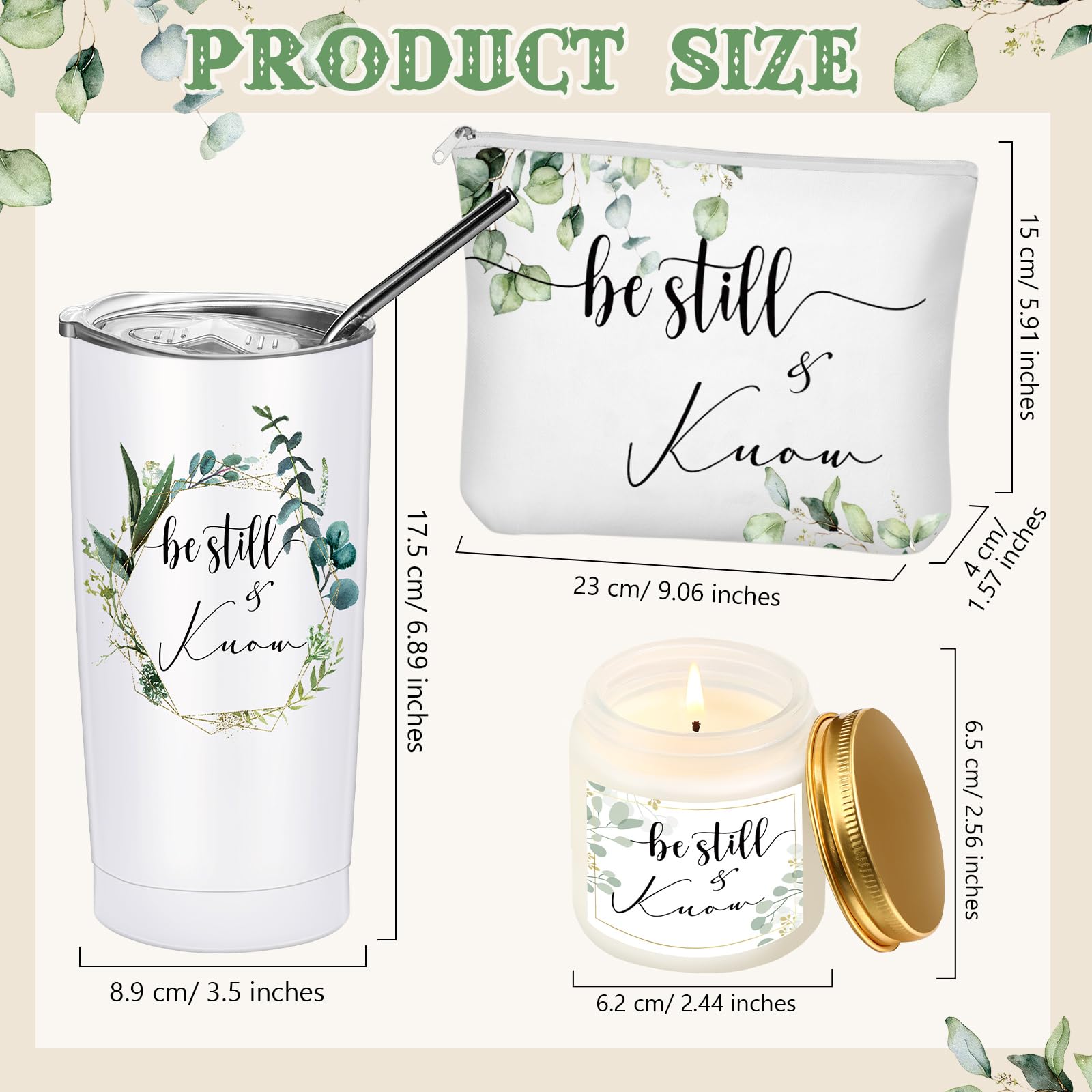 Faith Inspirational Bible Verse Tumbler Set - Christian Gifts for Women - Prayer & Daily Use