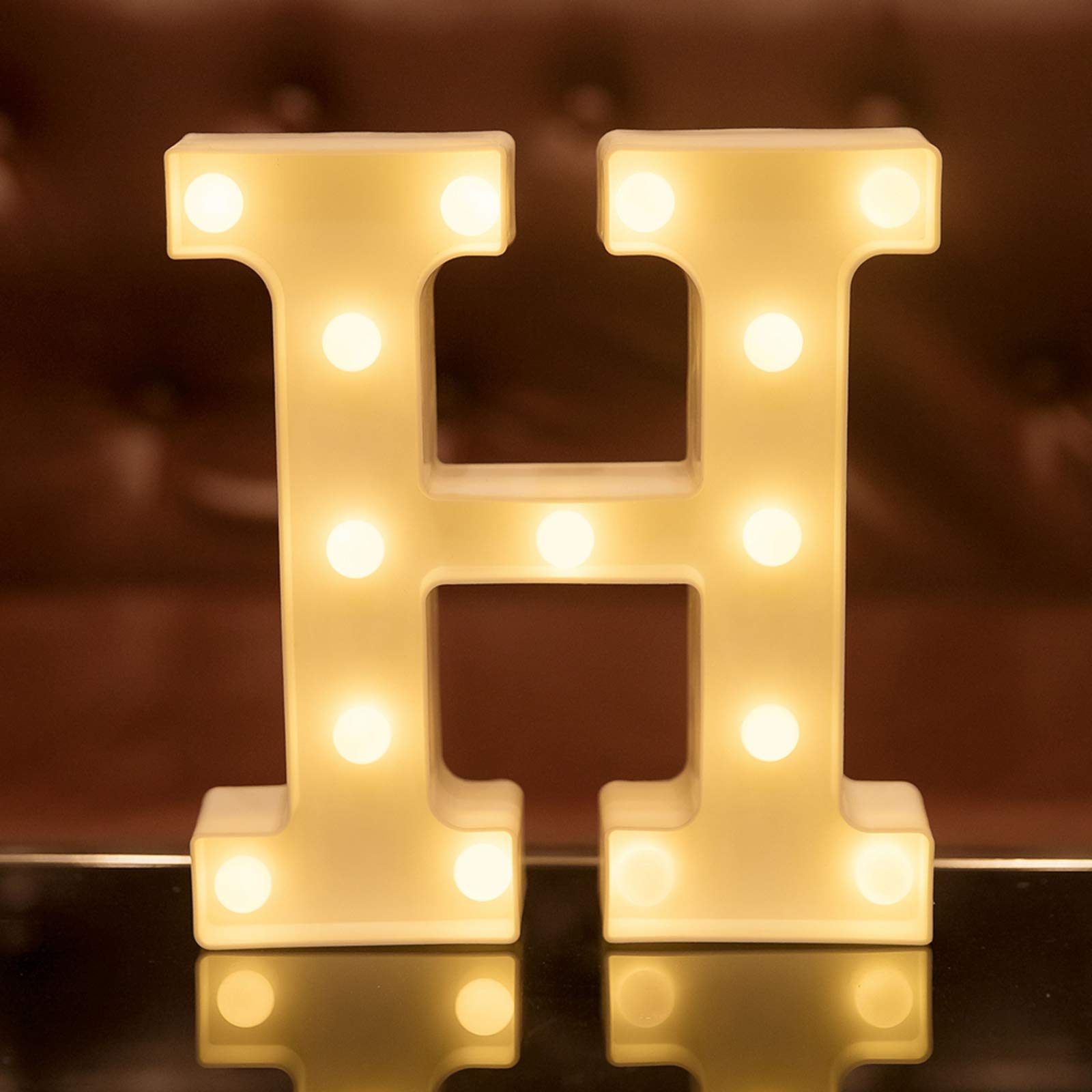 LED Alphabet Letter Lights - Customizable Light Up Sign for Home, Party, Birthday, Wedding & Bar Decor - Perfect for Night Lights & Wall Decorations