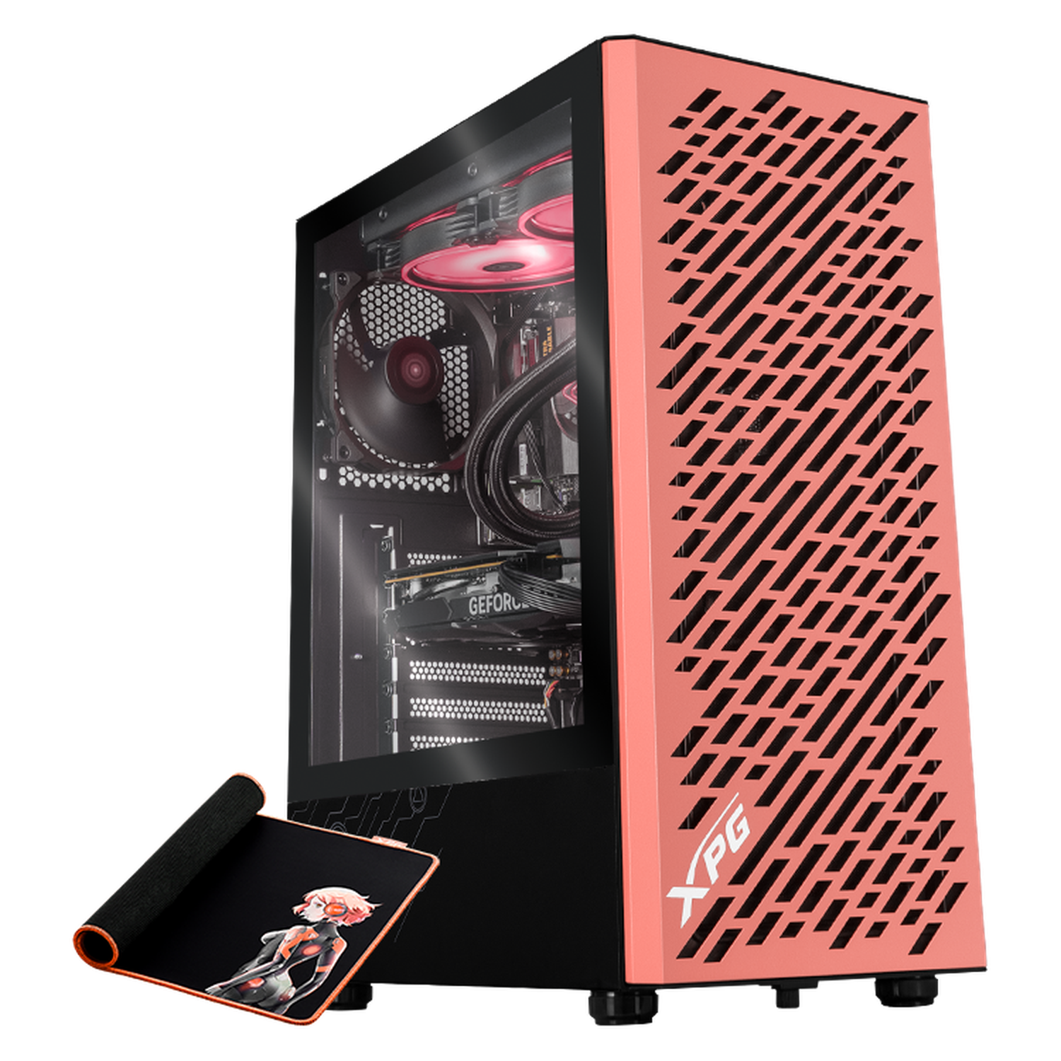 Xtreme PC Gaming Desktop - XPG GeForce RTX 4060, AMD Ryzen 7 5700X, 32GB RAM, 1TB SSD, Liquid Cooling, WiFi - MERA Limited Edition - Perfect for 4K Gaming, VR & Streaming