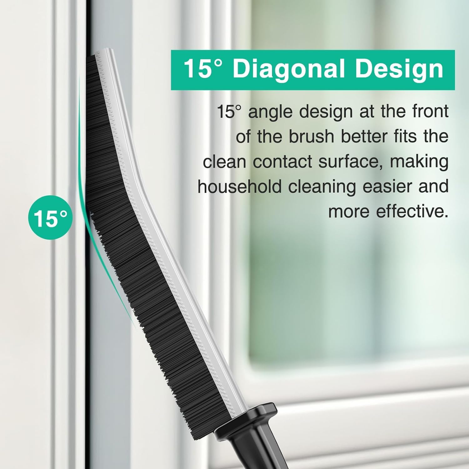 Lemcrvas Crevice Cleaning Brush Set - 4Pcs Multifunctional Gap & Grout Cleaner for Bathroom, Kitchen, Shower, Faucets, Windows & Toilet - Perfect for Hard-to-Reach Corners, Tile Cleaning and Home Deep Cleaning