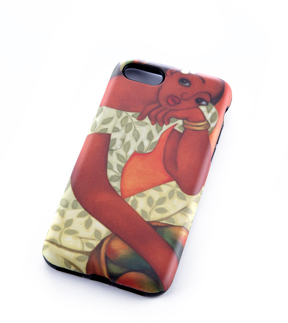 Mango Girl iPhone 8 & iPhone 8 Plus Case - Slim Protective Phone Cover for Women - Perfect for Daily Use, Work & Travel