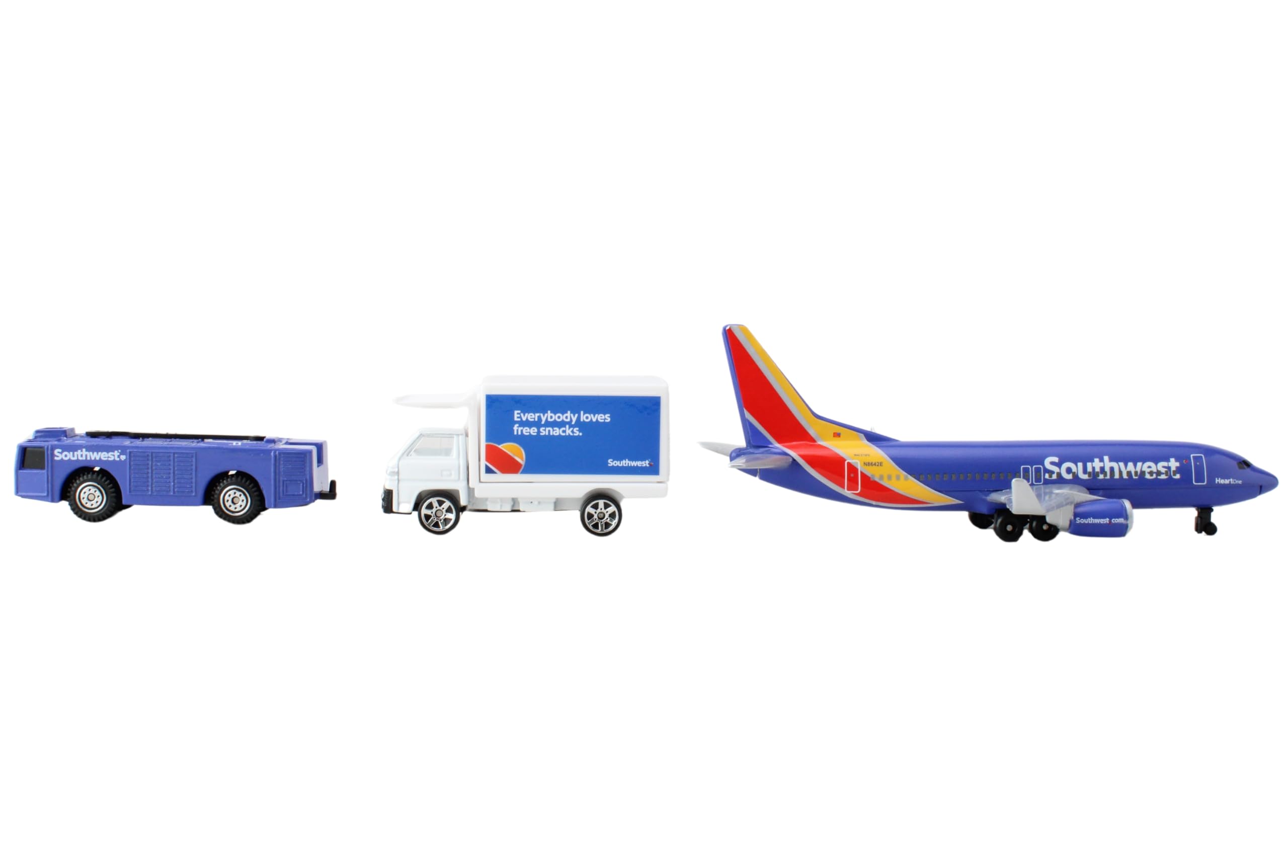 Daron Southwest Airlines Airport Playset with Die-Cast Metal Model Airplane, Plastic Cars & Transportation Toys for Kids Ages 3+ | Perfect for Pretend Play, Travel-Themed Birthday Gifts & Early Learning Development