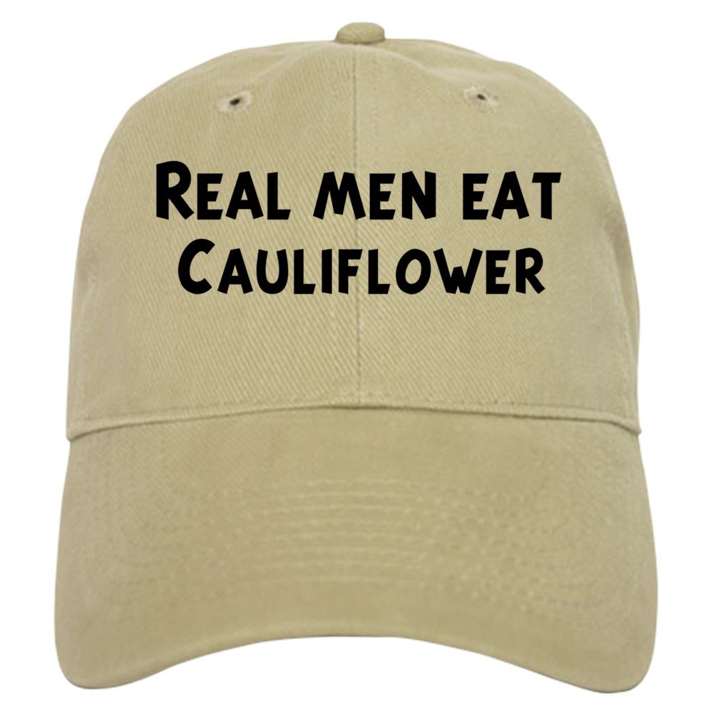 Men's Cauliflower Baseball Cap - Funny Food Lover Hat for Casual Wear