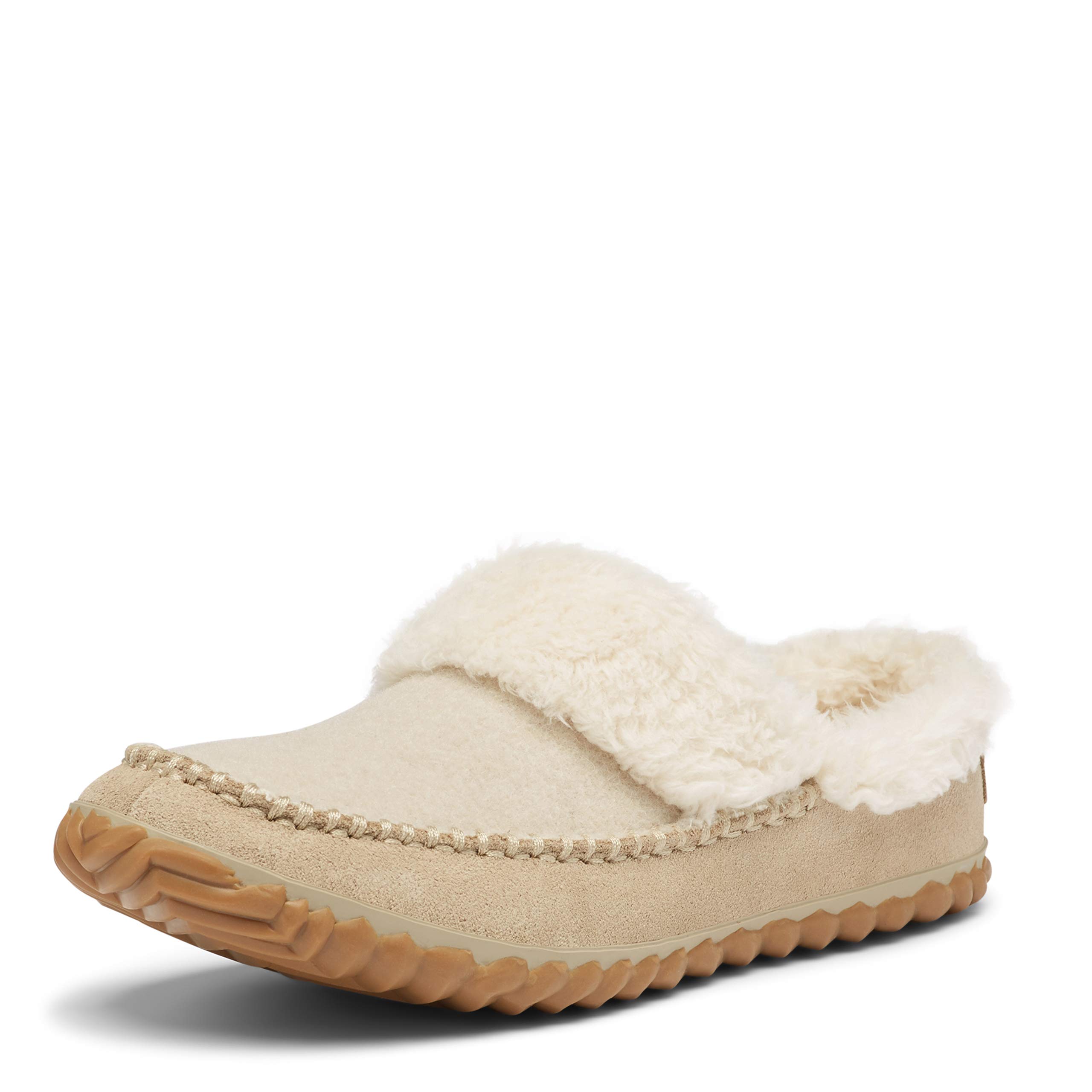 SOREL Women's Out ‘N About Slide Slippers with Faux Fur Lining - Cozy Indoor/Outdoor House Shoes for Winter Comfort & Casual Wear