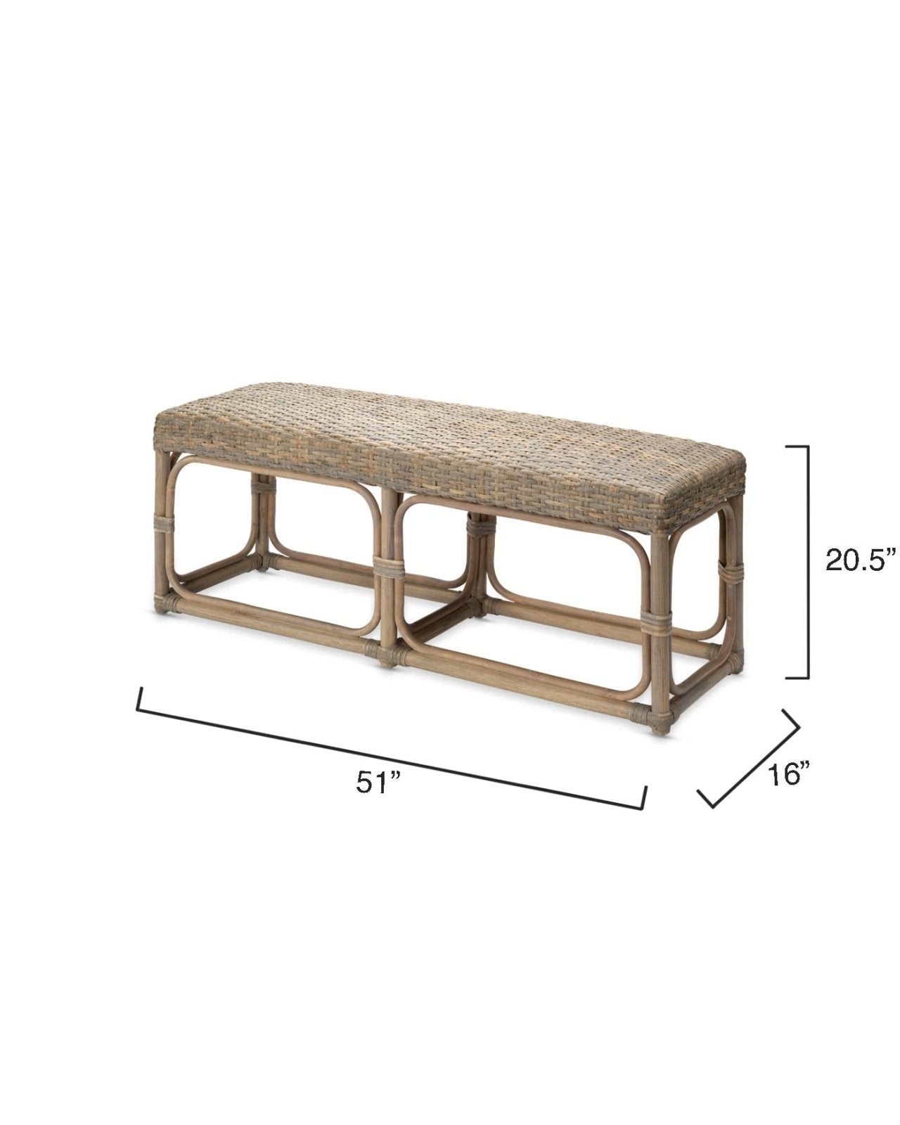 Avery Bench Grey - Modern Wooden Bench for Living Room, Bedroom, or Entryway - Sturdy and Stylish Home Furniture for Indoor Use