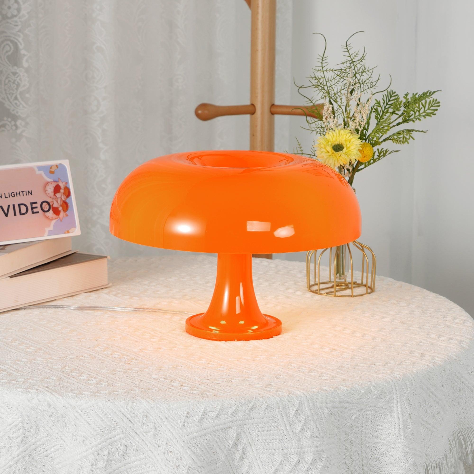 Whimsical Mushroom Table Lamp - Cute Nightstand Light for Kids Room & Nursery Decor - Perfect for Bedtime Reading & Cozy Ambiance