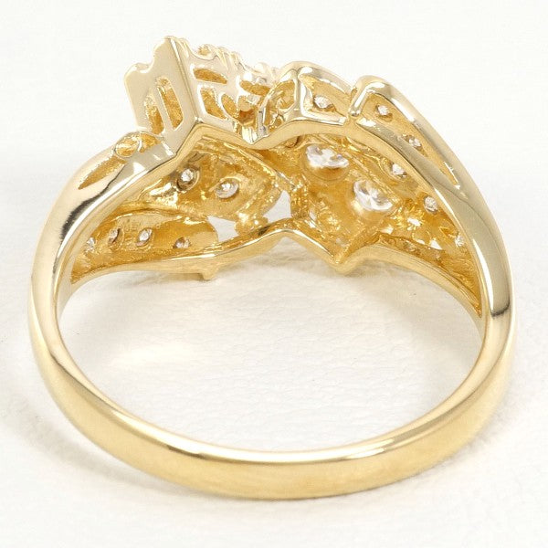 18K Yellow Gold Diamond Ring for Women - Elegant Solitaire Engagement & Wedding Band - Perfect for Proposals, Anniversaries, and Special Occasions
