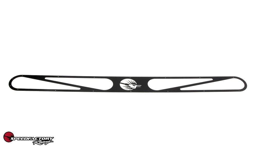 SpeedFactory Aluminum Rear Bumper Diffuser - 1pc Matte Black Design for Car Body Kits | Enhance Vehicle Aerodynamics & Style for Sports Cars, Tuners & Performance Vehicles