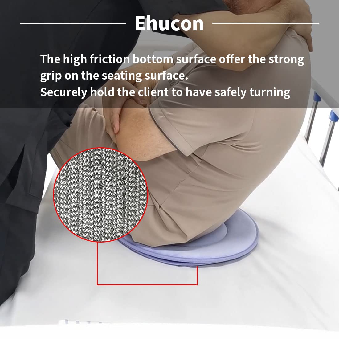 360 Degree Swivel Car Seat Cushion - Rotating Pivot Disc Pad for Elderly & Disabled - Easy Transfer from Bed to Wheelchair - Perfect for Mobility Assistance & Comfortable Driving