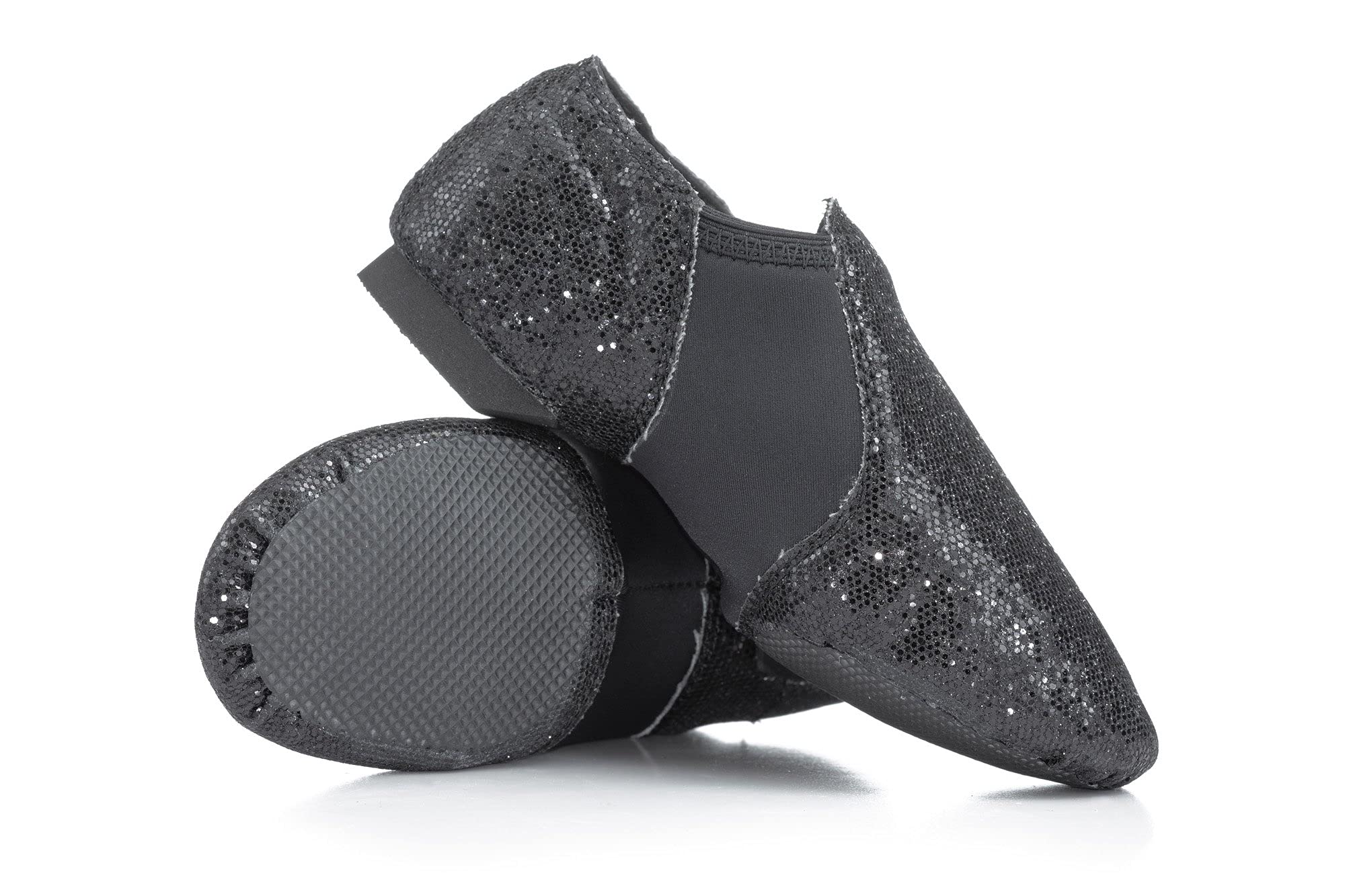 Double Platinum Girls Glitter Jazz Shoes - Professional Dance Shoes for Kids, Sparkly Ballet & Jazz Shoes for Girls, Perfect for Dance Classes, Performances & Recitals