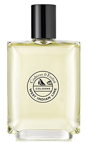 Crabtree & Evelyn West Indian Lime Cologne for Men & Women - 3.4 Fl Oz Fresh Citrus Fragrance - Perfect for Daily Wear, Office & Special Occasions