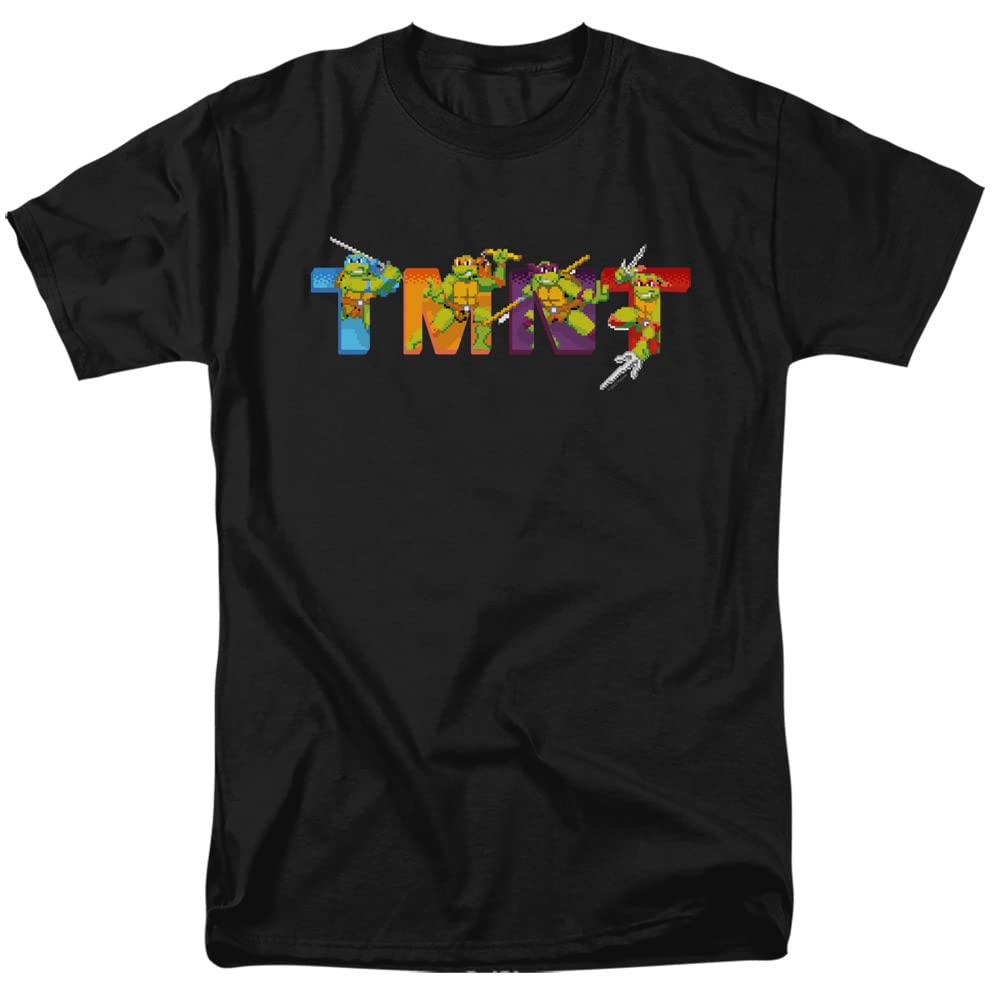 LOGOVISION TMNT Teenage Mutant Ninja Turtles Arcade Graphic Unisex T-Shirt for Men & Women - Perfect for Gaming Fans, Comic Con & Casual Wear