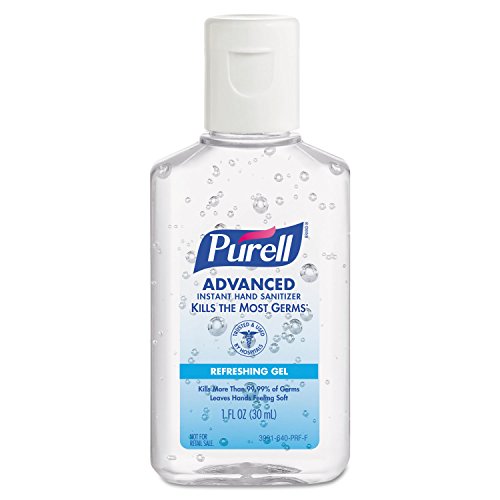 PURELL 39012C250 Advanced Instant Hand Sanitizer Gel - 1 oz Travel Size Bottle, Refreshing Lemon Scent, Pack of 250 (Case) - Ideal for Offices, Schools, Hospitals & On-the-Go Hygiene