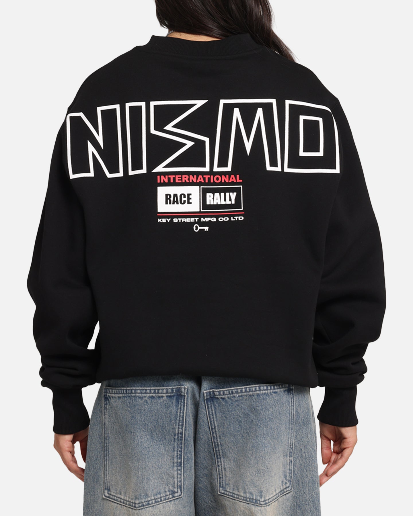 Nissan Nismo Classic Crewneck Sweatshirt - Vintage Black Pullover for Men & Women - Perfect for Casual Wear, Street Style & Car Enthusiasts