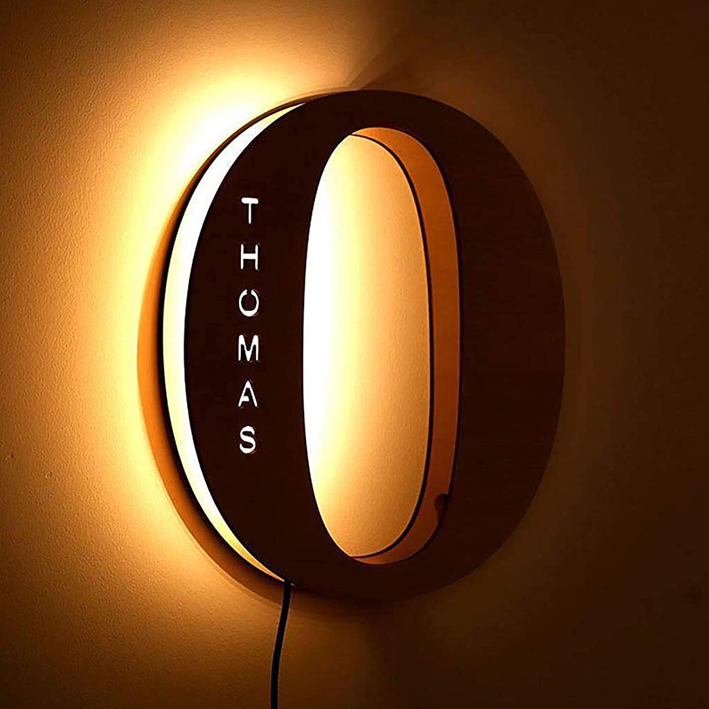 26 English Alphabet LED Letter Wall Light - Battery Operated Luminous Night Lamp for Wedding, Party, Room Decor & Personalized Home Lighting | Perfect for Nursery, Bedroom, Living Room & Gift Giving